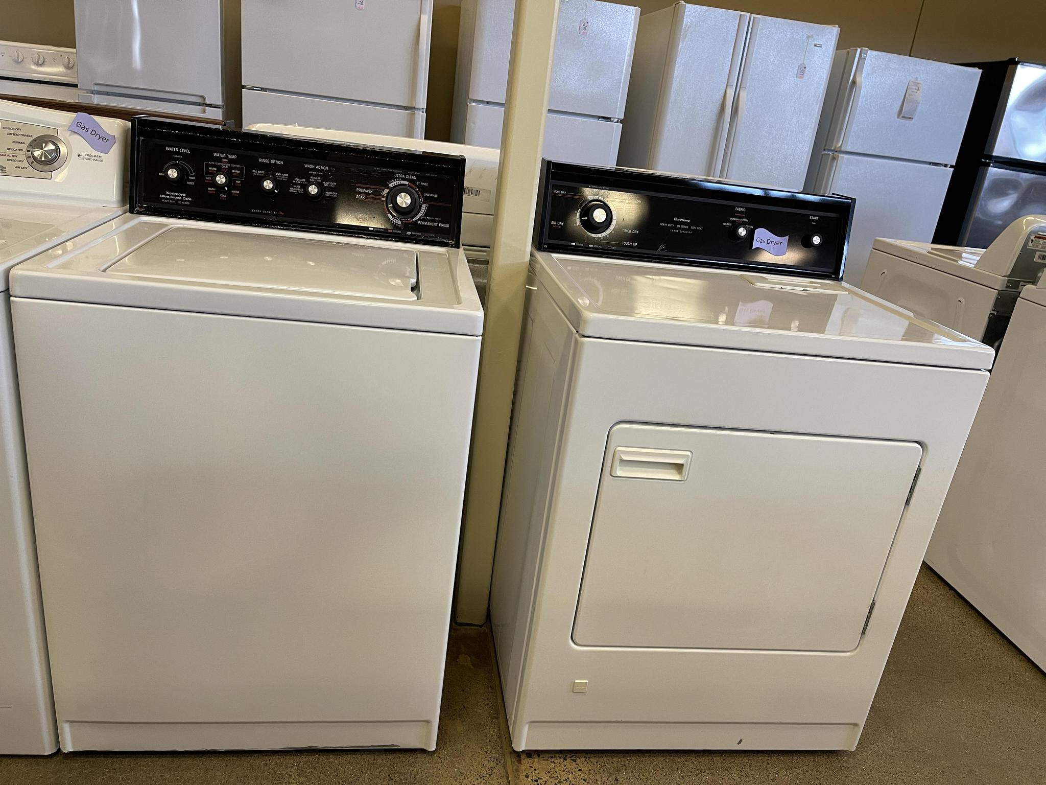 Kenmore Washer and Gas Dryer Set - 1228 - 9206 – Shorties