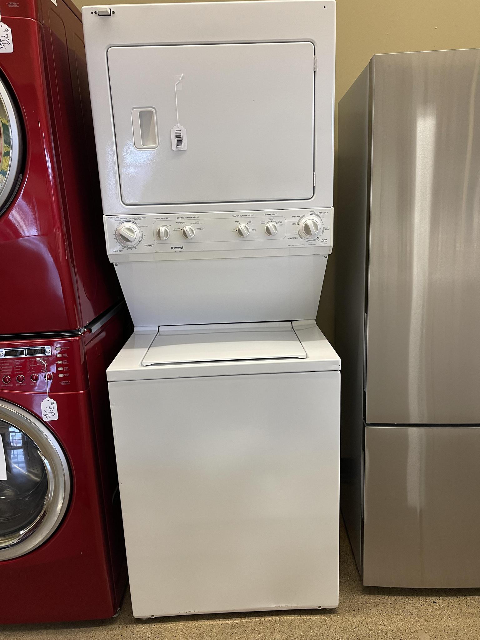 Kenmore 27 stackable washer shop dryer