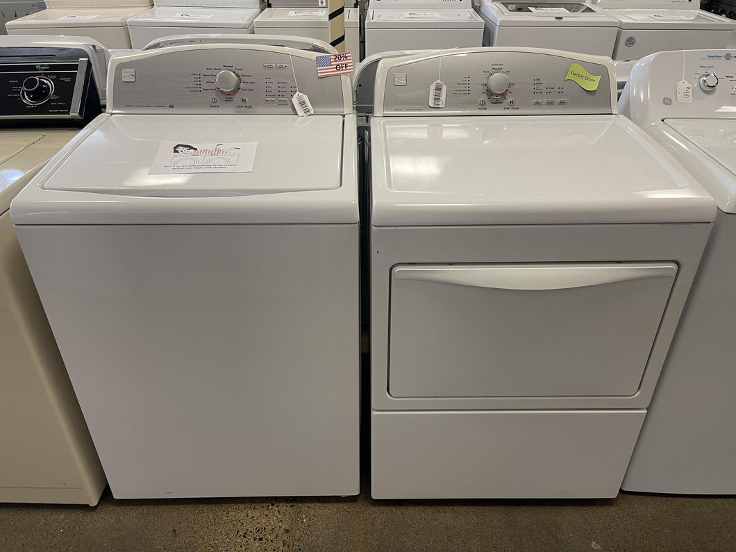 Kenmore Washer and Electric Dryer Set - 9196 - 2980