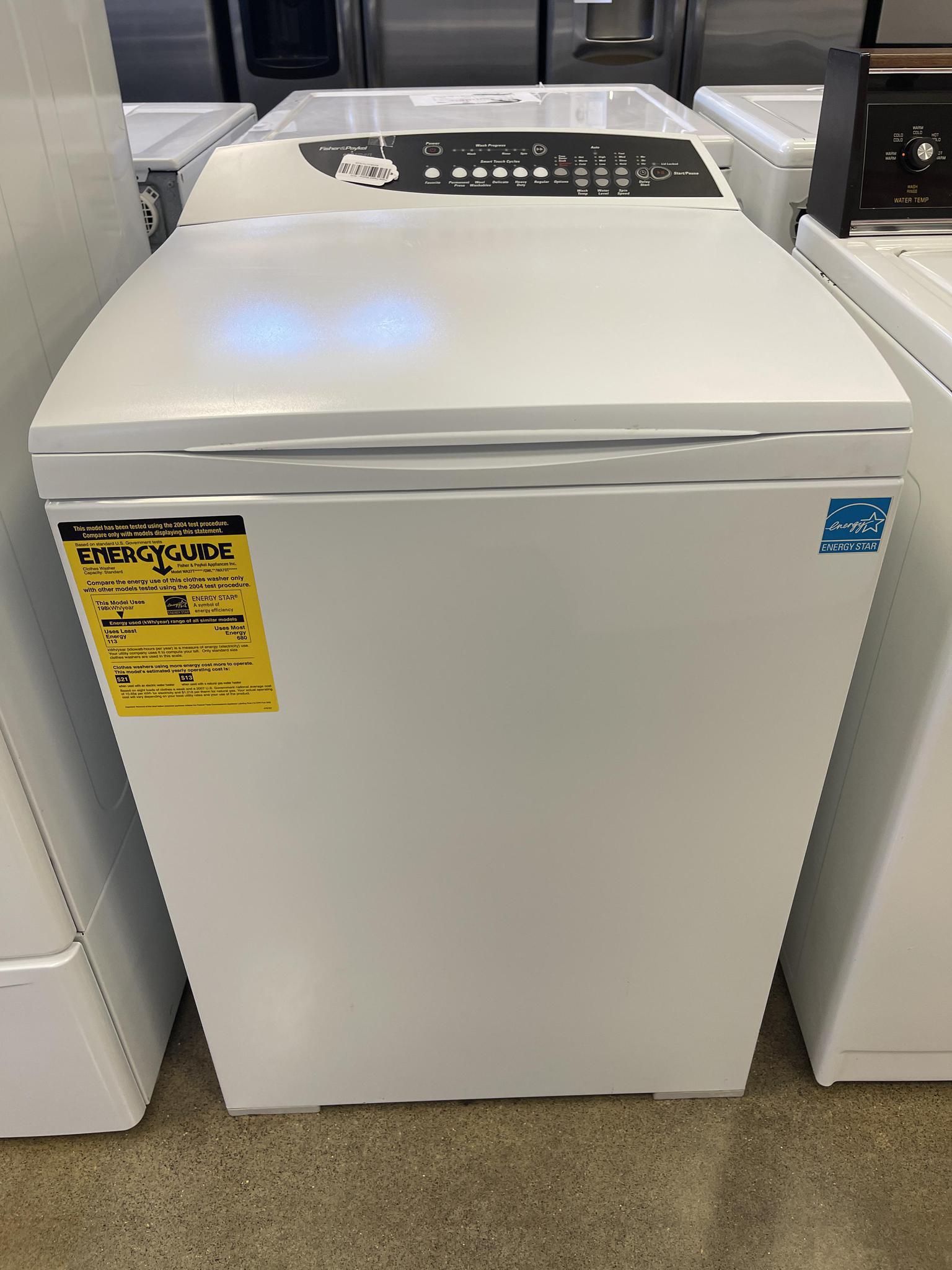 fisher & paykel washing machine top loader 8kg