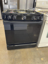 Load image into Gallery viewer, GE Black Slide-In Gas Stove - 6562
