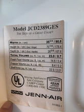Load image into Gallery viewer, Jenn-Air Stainless Refrigerator - 8376
