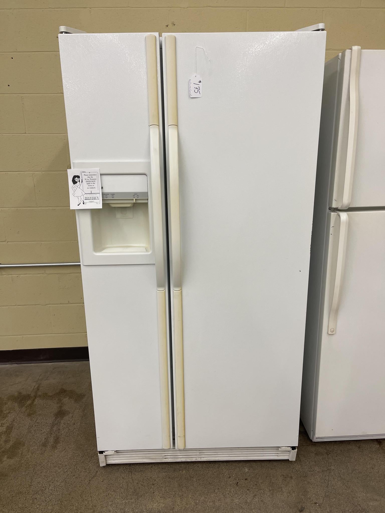 Kenmore White Side by Side Refrigerator - 9707 – Shorties 