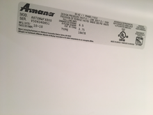 Load image into Gallery viewer, Amana Black Refrigerator - 1498
