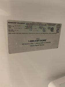 Kenmore Refrigerator - 5717