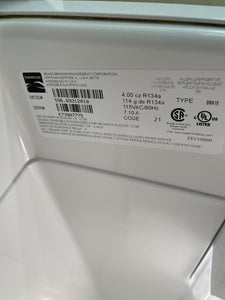 Kenmore White Bottom Freezer Refrigerator - 5235