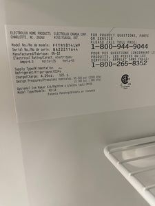 Frigidaire White Refrigerator - 9756