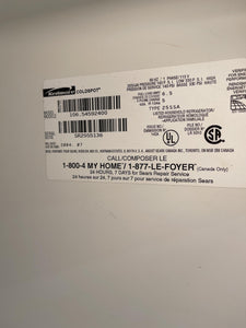 Kenmore White Side by Side Refrigerator - 7099