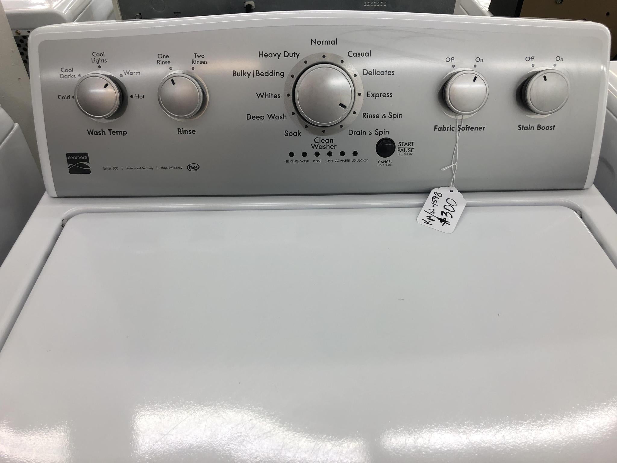 How To Use A Clean Washer Cycle On Kenmore Series 500  