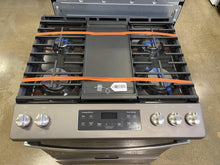 Load image into Gallery viewer, GE Dark Stainless Slide-In Gas Stove - 9100
