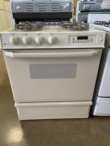 GE Bisque Slide-in Gas Stove - 3352