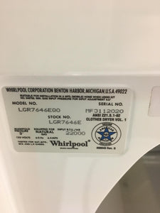 Whirlpool Gas Dryer - 0624