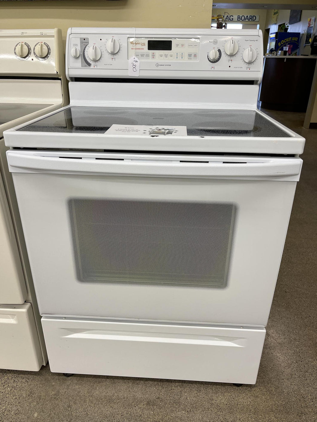 Whirlpool Electric Glass Top Stove - 3564