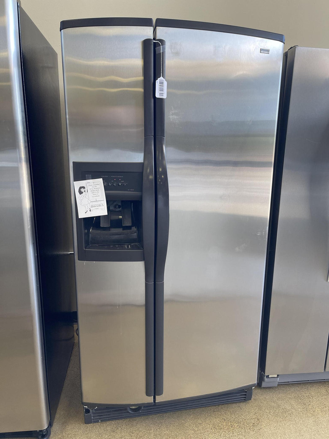 Kenmore Stainless Side by Side Refrigerator - 8458