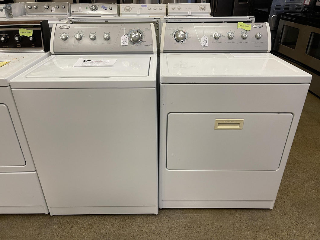 Whirlpool Washer and Electric Dryer Set - 5057 - 6198