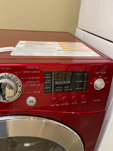 LG 23.5 " Red Electric Dryer - 3147