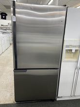 Load image into Gallery viewer, Amana Stainless Refrigerator with Bottom Freezer - 4558
