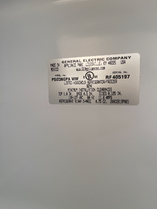 GE White Side by Side Refrigerator - 1236