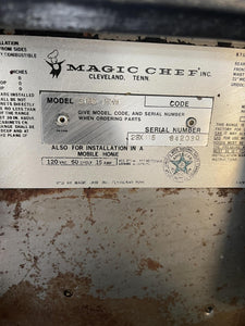 Magic Chef Vintage Gas Stove - 2509