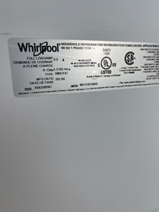 Whirlpool Black Refrigerator - 1578