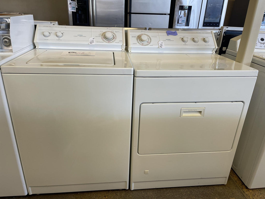 Whirlpool Washer and Gas Dryer Set - 0694 - 7196