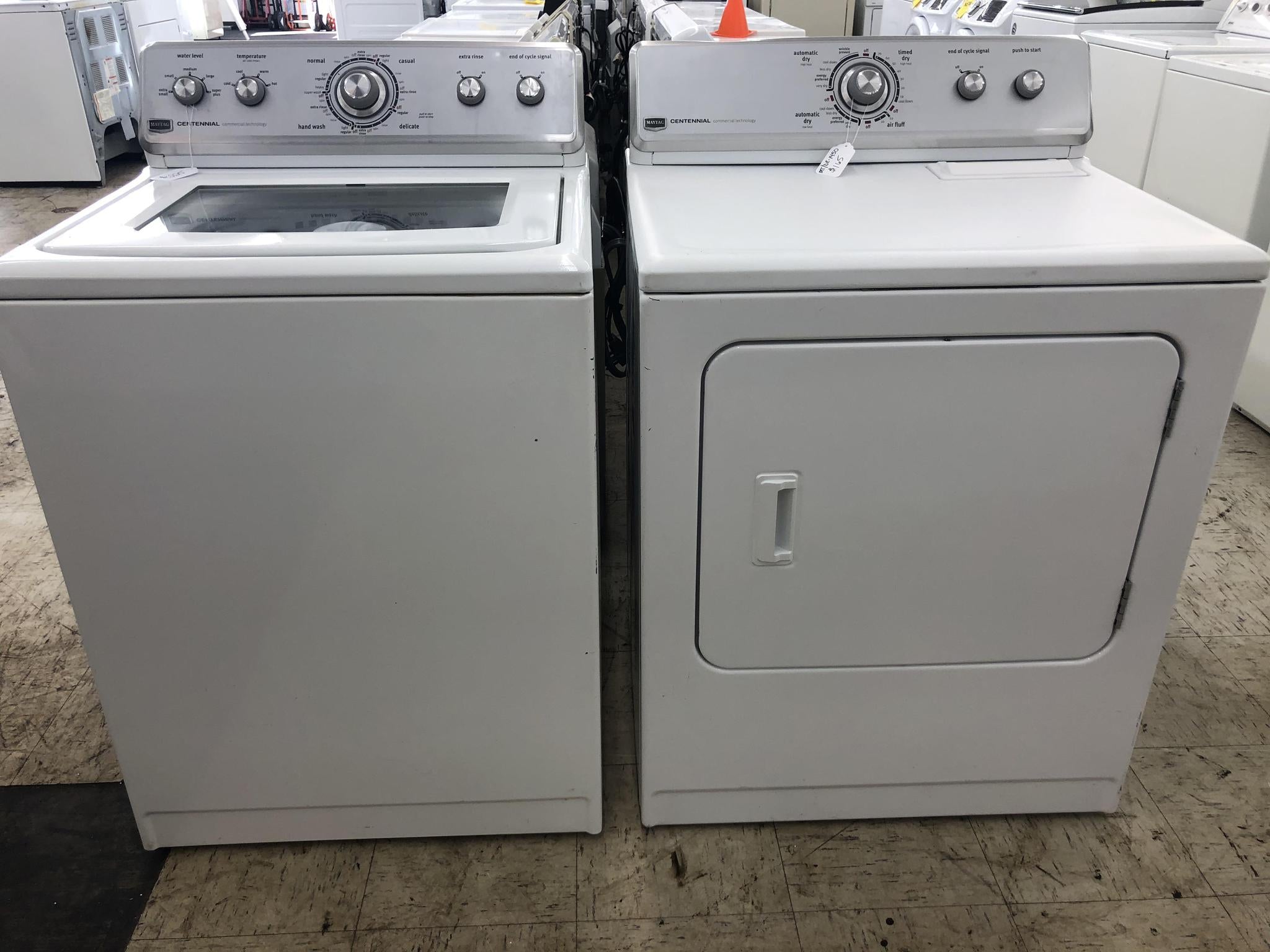 Maytag centennial washer and dryer deals set