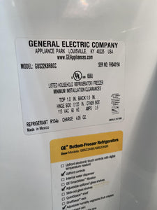 GE Bisque Refrigerator - 8625