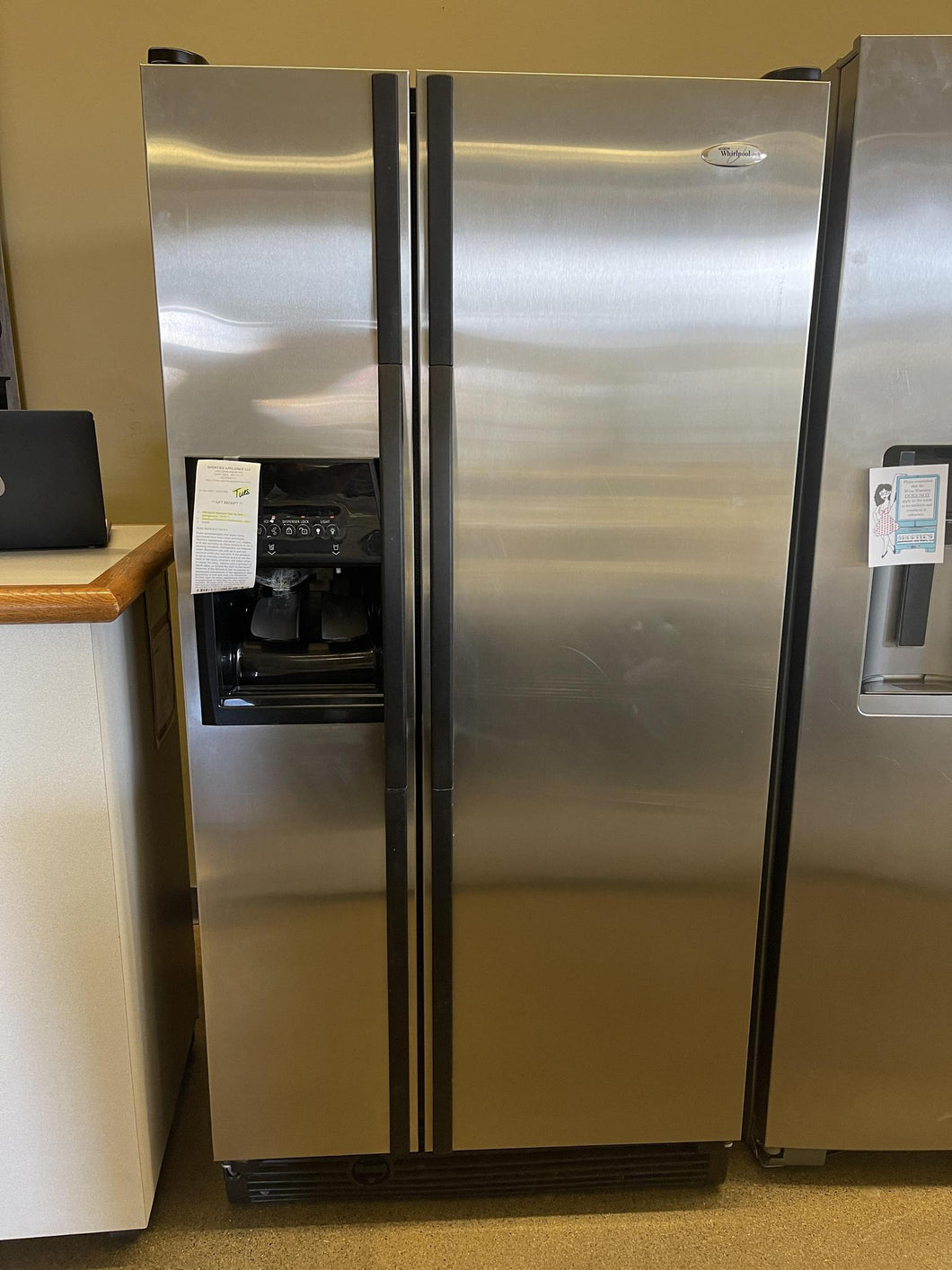 Whirlpool Stainless Side by Side Refrigerator - 1935