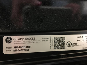 GE Stainless Electric Stove - 6670