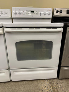 GE White Electric Stove - 7455