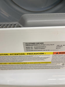 Samsung Washer and Gas Dryer Set - 0038-9917