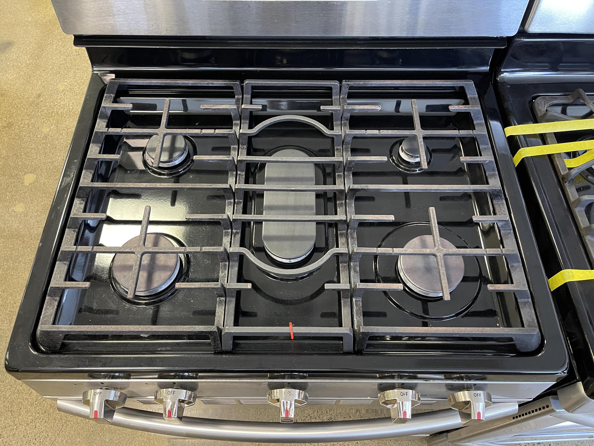 Samsung Stainless Gas Stove - 9585 – Shorties Appliances And More, LLC