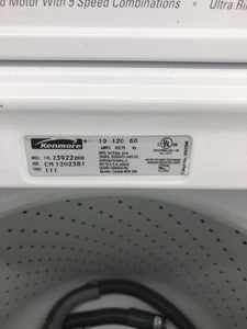 Kenmore Washer and Gas Dryer Set - 1612-1608