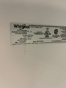 Whirlpool Black Refrigerator - 2218
