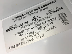 GE Refrigerator - 0726