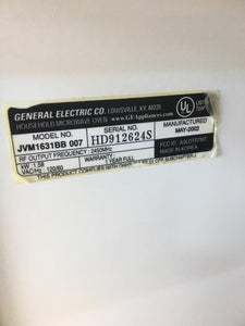 GE Black Microwave - 6744