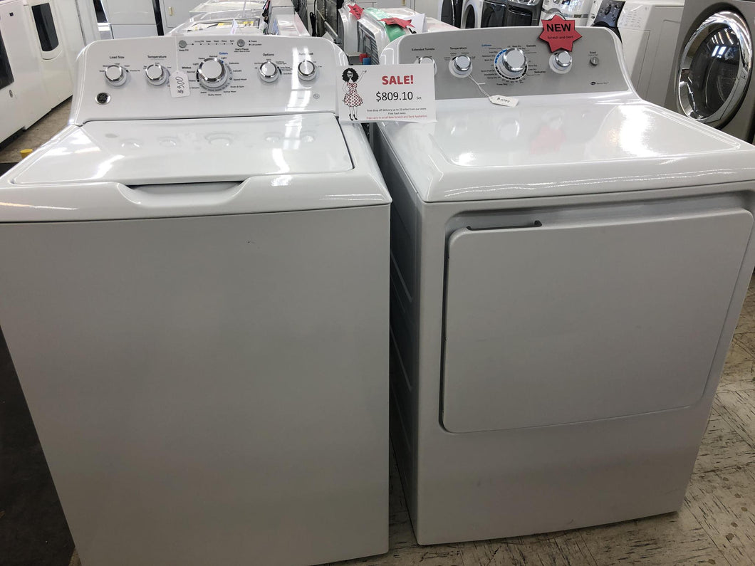 GE Washer and New Electric Dryer Set - 3981-9694