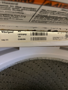 Whirlpool Washer - 3602