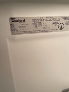 Whirlpool Refrigerator - 3609