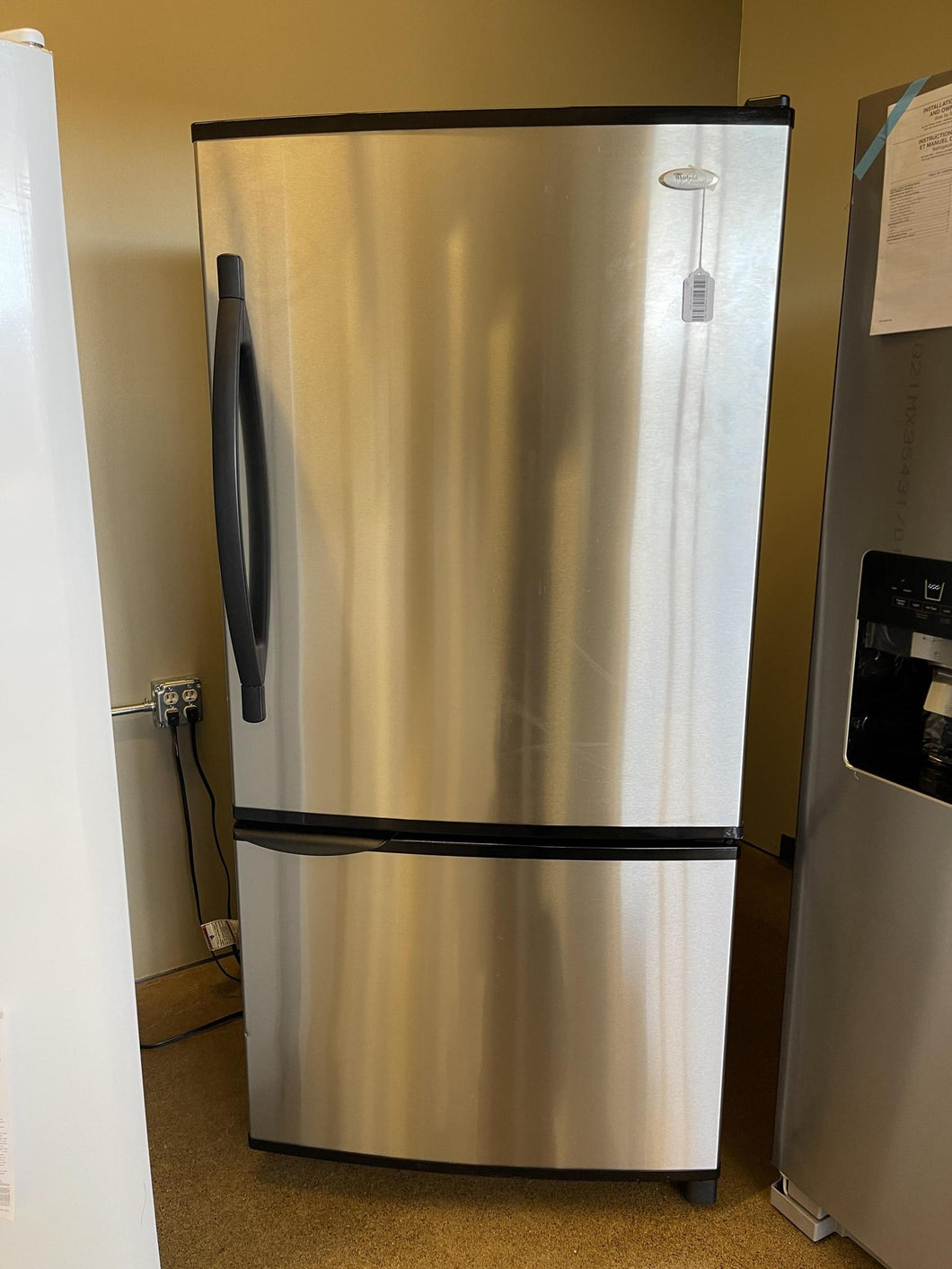 Whirlpool Stainless Refrigerator with Bottom Freezer - 7480