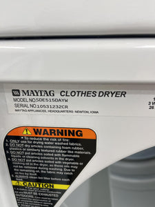 Maytag Washer and Electric Dryer Set - 4688-3657