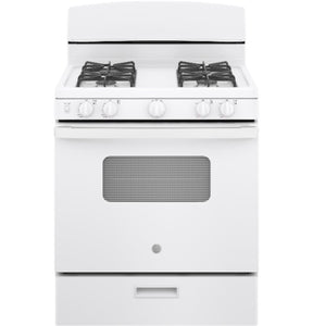 Brand New GE 30" FREE-STANDING FRONT CONTROL GAS RANGE - JGBS10DEMWW