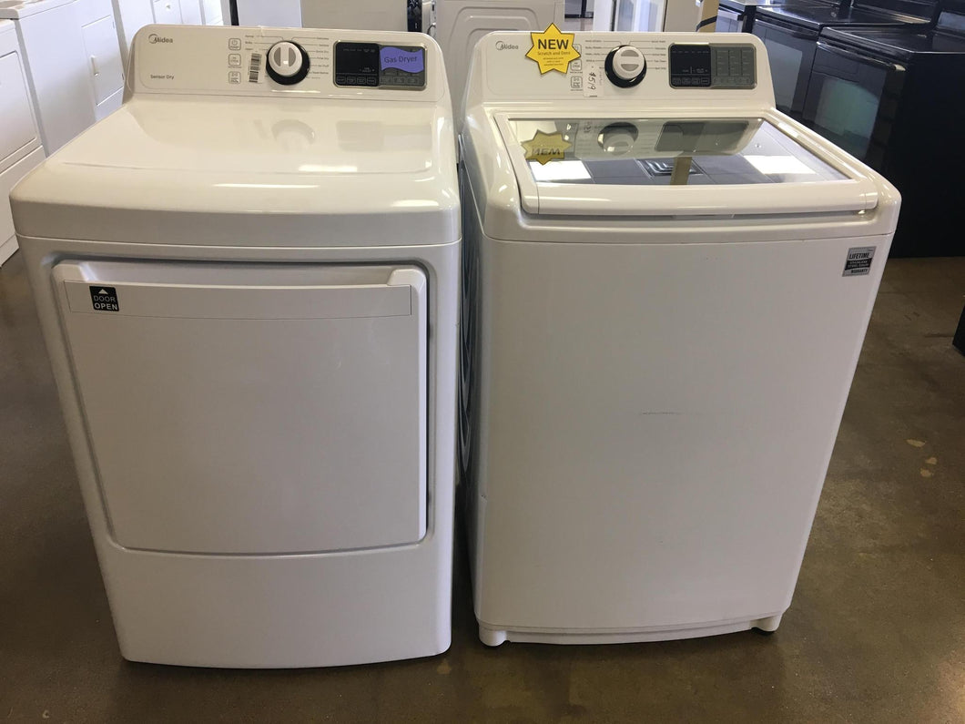 Midea Washer and Gas Dryer - 1545 - 2192
