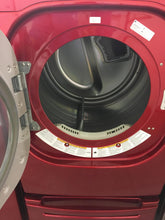 Load image into Gallery viewer, LG Red Gas Dryer with Pedestal - 9873
