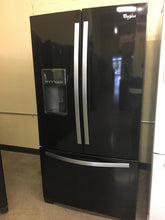 Load image into Gallery viewer, Whirlpool Black French Door Refrigerator - 3768
