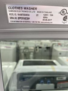 Samsung Washer - 4852
