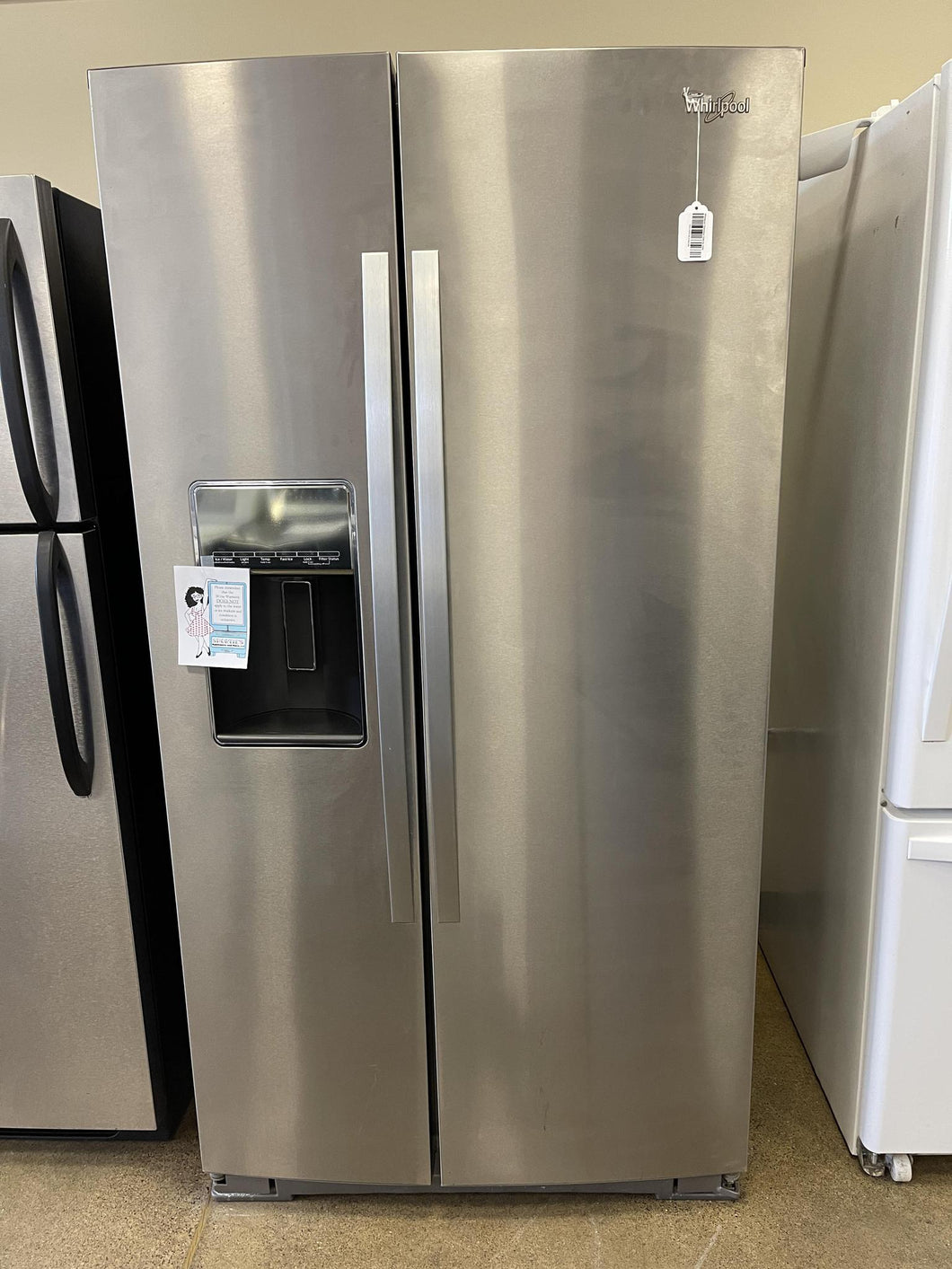Whirlpool Stainless Side by Side Refrigerator - 5638