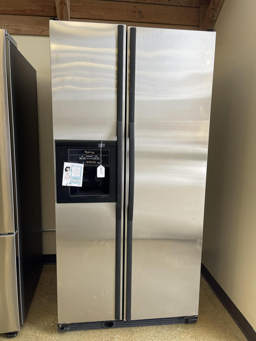 Whirlpool Stainless Side by Side Refrigerator - 3586