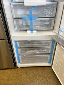 Haier Stainless Freezer on the Bottom Refrigerator - 9613