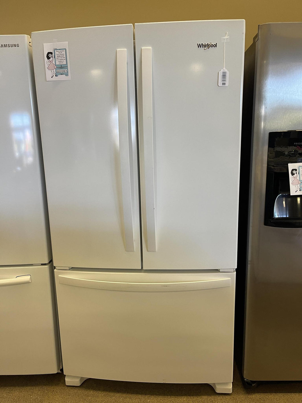 Whirlpool White French Door Refrigerator - 7850